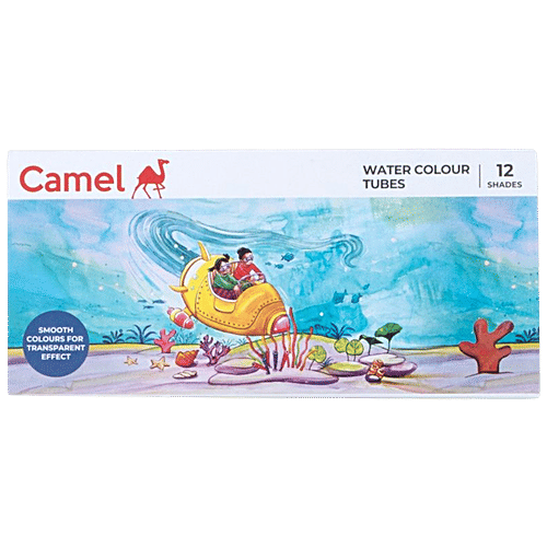 Camel Water Colour Tubes - 12 Shades, 5 ml