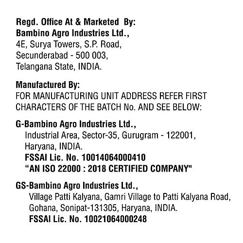 Bambino Premium All Seasons Fusilli Pasta - Goodness Of Durum Wheat Semolina, 400 g