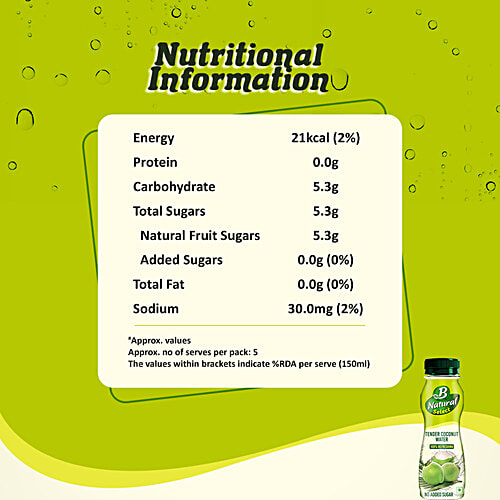 Buy B Natural Select Tender Coconut Water No Added Sugar Online at