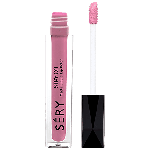 Sery Stay On Matte Liquid Lipstick - Enriched With Vitamin E Lip Colour, LSO-20, Highly Pigmented, 5 ml Mauvelous 