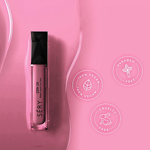 Sery Stay On Matte Liquid Lipstick - Enriched With Vitamin E Lip Colour, LSO-20, Highly Pigmented, 5 ml Mauvelous 
