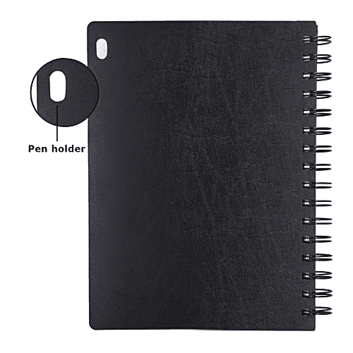 Buy Navneet HQ Five Subject Notebook Wiro Bound, Single Line, A4 Size