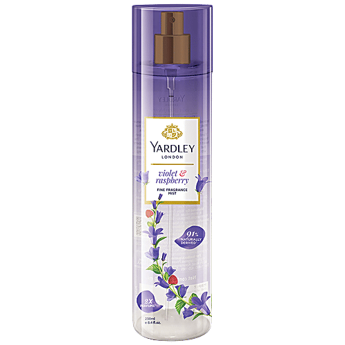 Yardley London Violet & Raspberry Fine Fragrance Mist Spray, 250 ml