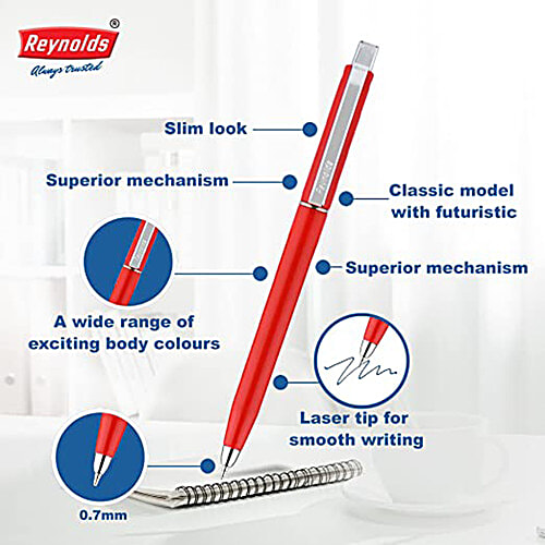 Buy Reynolds Jetter Classic Ball Pens Laser Tip For Smooth Writing