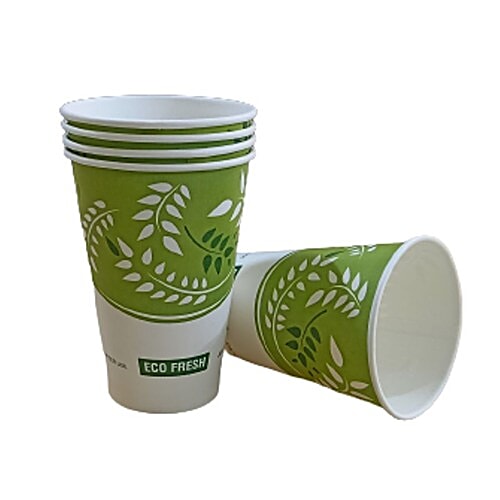 Buy Paricott Paper Cup Mix Design, Assorted Colour, Ecofriendly