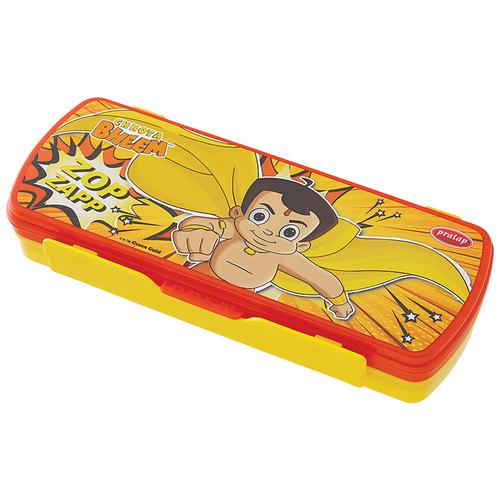 Buy Pratap Pencil Box - Plastiic, Big Lock, Orange & Yellow, Chhota Bheem  Online at Best Price of Rs 79 - bigbasket
