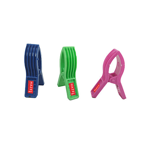 Buy HAZEL Plastic Cloth Clips D1, Lightweight, Strong & Durable