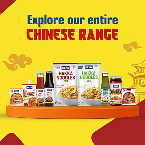 Keya Egg Hakka Noodle - Refined Wheat Flour, Easy To Cook & Non-Sticky, Contains Egg, 150 g