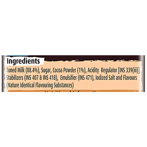 Real Milk Power - Chocolate Frappe Milkshake, Bourbon, 180 ml  Flavoured Milk