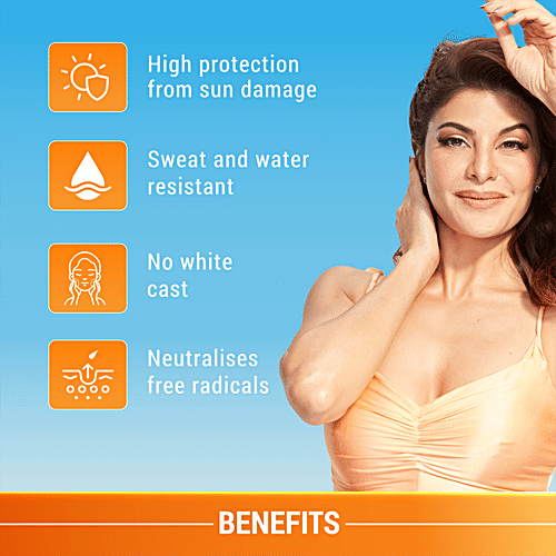 Lotus Herbals Safe Sun Sports Super-Stay Sunscreen - SPF 70, PA+++, Anti-Pollution, Preservative Free, 40 g  