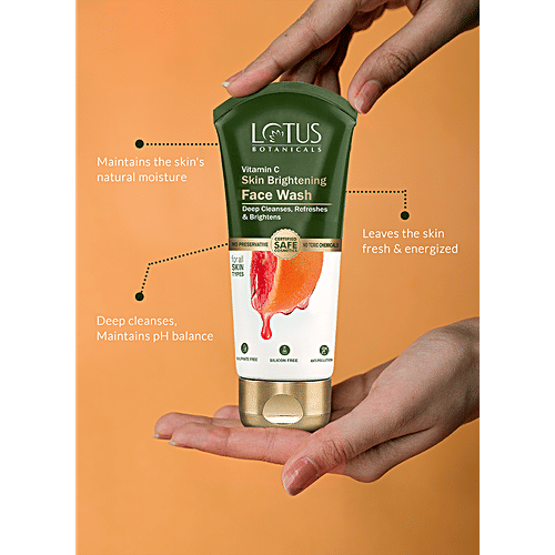 Buy Lotus Botanicals Vitamin C Skin Brightening Face Wash Anti