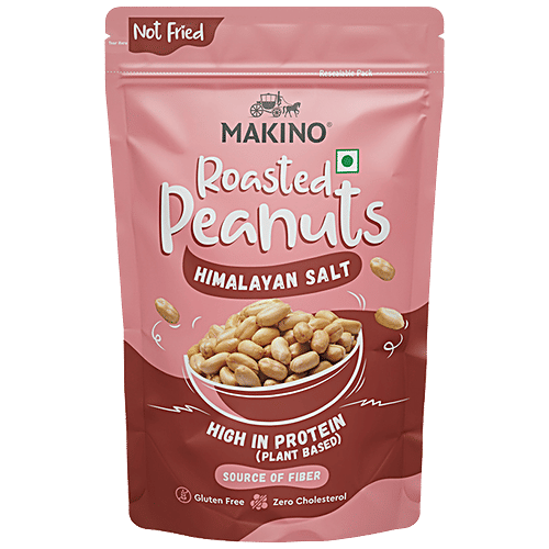 Buy Makino Roasted Peanuts Himalayan Salt, High In Protein, Source Of