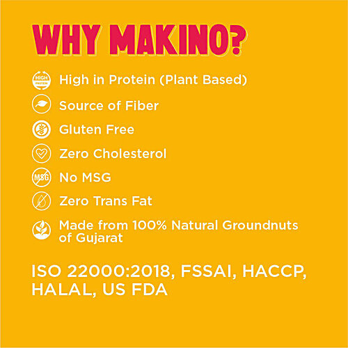 Buy Makino Roasted Peanuts Garlic, High In Protein, Source Of Fiber