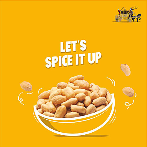 Buy Makino Roasted Peanuts Garlic, High In Protein, Source Of Fiber