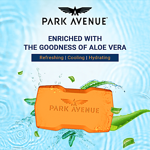 Park Avenue Germ Protect Premium Men’s Soap | Enriched with Aloe Vera, Gentle on skin | Kills 99.9% Germs, 125 g (Pack of 4) 