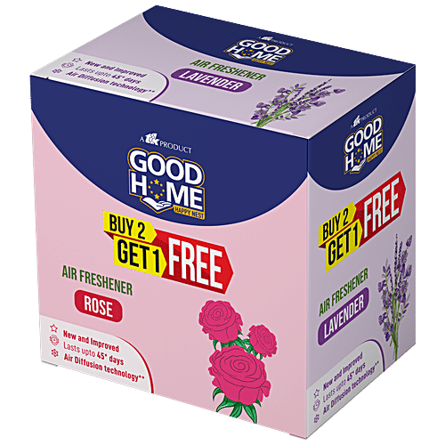 Buy Good Home Air Freshener Rose / Lavender / Floral, Lasts Upto 45