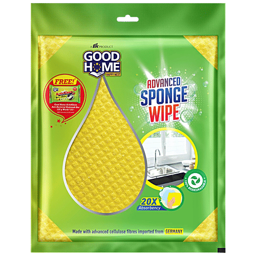 Buy Good Home Advanced Sponge Wipes 20X Absorbency, Fast Drying