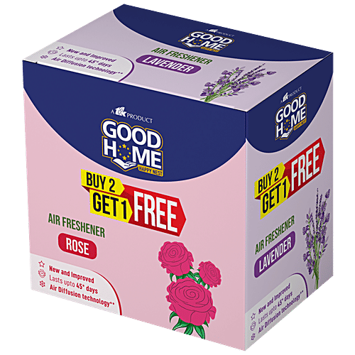 Buy Good Home Air Freshener Rose / Lavender / Floral, Lasts Upto 45