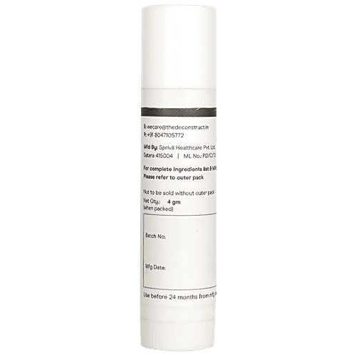 Deconstruct Brightening Lip Balm With SPF 30 - 1% Vitamin C + 0.1% Resorcinol, Protects From Sun Damage, 4 g