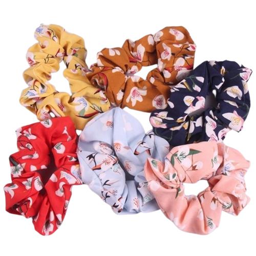 Buy CS BEAUTY Printed Cotton Hair Tie/Rubber Band Online at Best