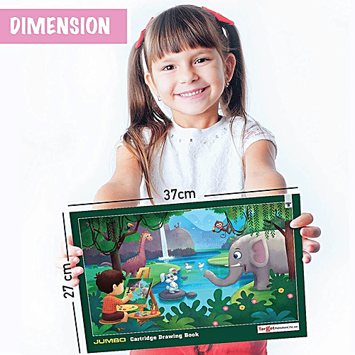 Buy Target Publications Cartridge Drawing Books Jumbo Size, Soft Bound Cover, 37 cm x 27 cm