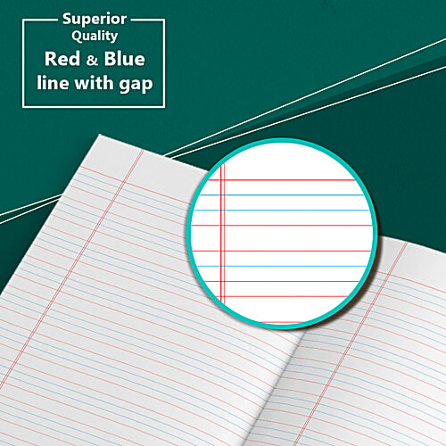 Buy Target Publications Notebooks Four Line, Hard Bound Cover, White