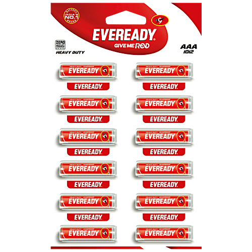Buy Eveready Carbon Zinc Battery Heavy Duty, AAA, LongLasting, Leak