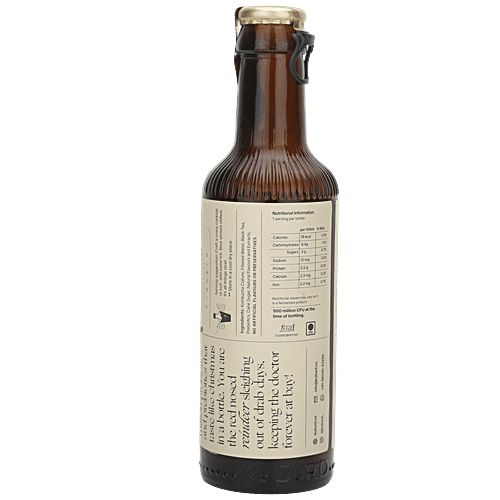 Kultur'd Kombucha Apple Cinnamon - Blend Of Prebiotics & Probiotics, 220 ml  Refreshing Fermented Drink
 Rich in Probiotics & Prebiotics