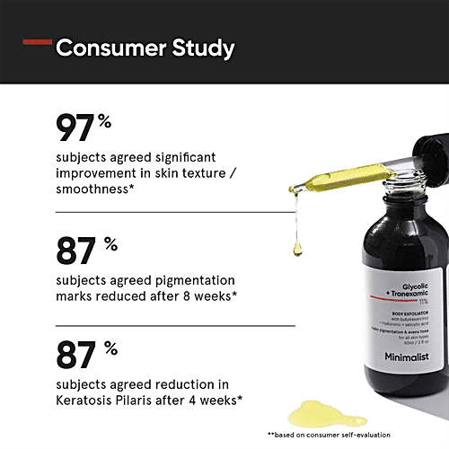 Buy Minimalist Glycolic & Tranexamic Acid 11 Body Exfoliator AHA BHA