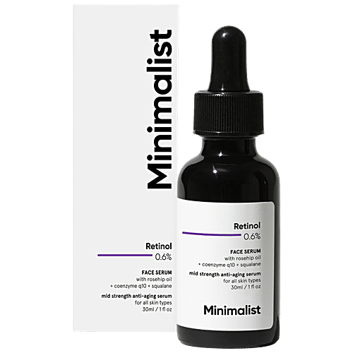 Buy Minimalist Retinol 0.6 Face Serum With Coenzyme Q10, Mid