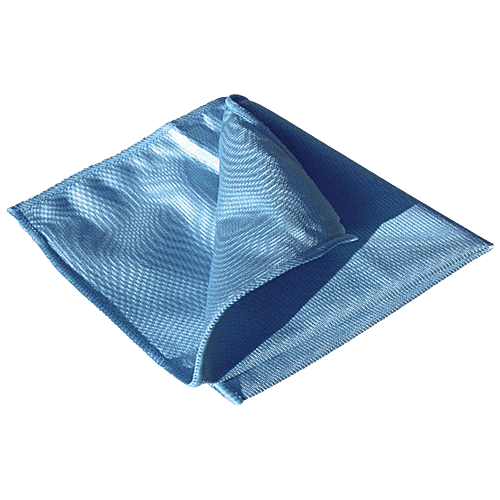 YORK Microfibre Cloth - Blue, For Professional & Streak-Free, 1 pc