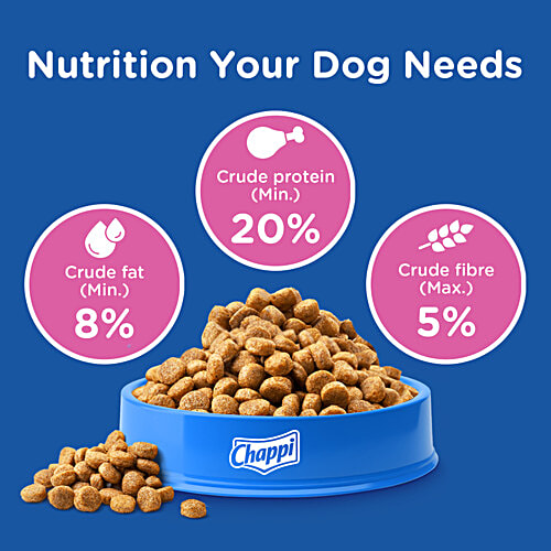Chappi Dry Dog Food, Chicken & Milk - For Puppy, 2 To 12 Months, 7 kg Great Nutrition
Good Value