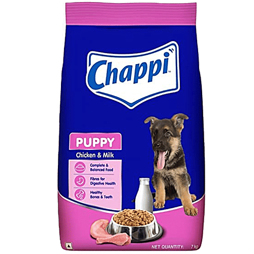 Chappi Dry Dog Food - Chicken & Milk, For Puppy, 2 To 12 Months, 7 kg Great Nutrition
Good Value
