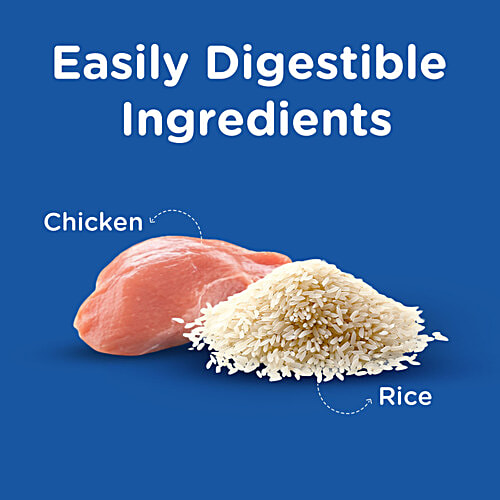 Chappi Dry Dog Food Chicken & Rice - For Adults, 1+ Years, 2.8 kg Complete & Balanced Food
Fibres for Digestive Health
Protein for Healthy Muscles