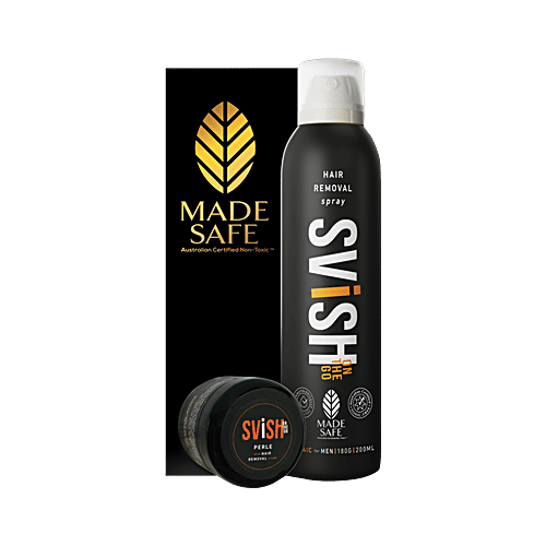 Svish On The Go | Hair Removal Spray - Mosaic, For Men | Made Safe Certified |, 200 Ml  