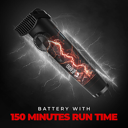 Beardo Don Trimmer For Men - 1.5 Hour Runtime, 2 Hour Quick Charge, 20 Length Settings, 0-10 mm, Black, 1 pc  