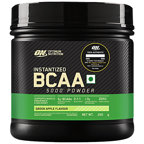 Buy Optimum Nutrition Instantised BCAA 5000 Powder Green Apple