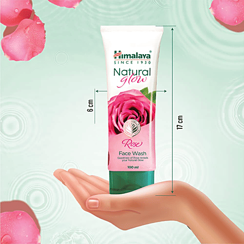 Buy Himalaya Natural Glow Rose Face Wash Removes Impurities & Dirt Online at Best Price of Rs