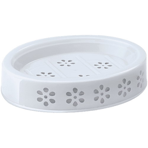 Joyo Fantacy Bath Set - Liquid Dispenser, Toothbrush Holder, Glass, Soap Dish, Sky Light Grey, 4 pcs  