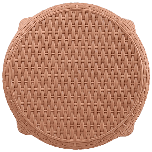 Joyo Cane High Stool - Plastic, Brown, 1 pc