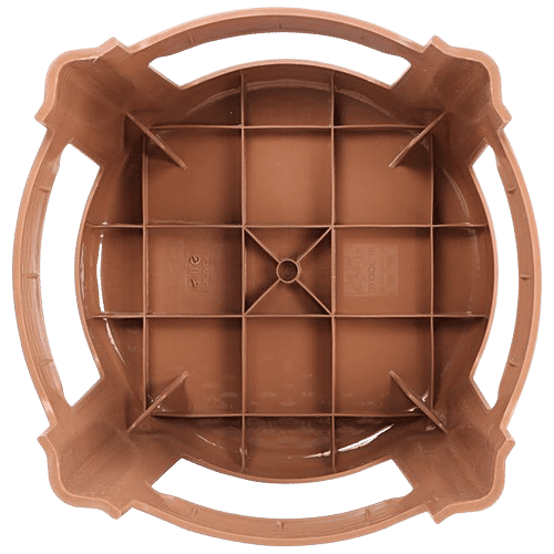 Joyo Cane High Stool - Plastic, Brown, 1 pc