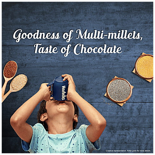 Buy Horlicks Millet Chocolate Rich In Calcium, Protein & Iron Online