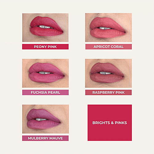 Buy Just Herbs HerbEnriched Matte Liquid Lipstick Kit LongLasting