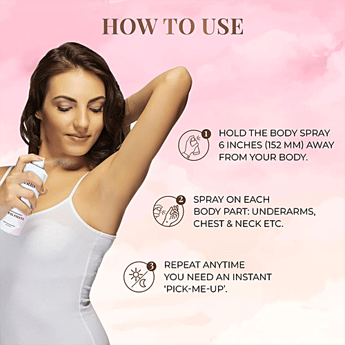 Buy Just Herbs Floral Fiesta Long Lasting Body Spray For Women Online