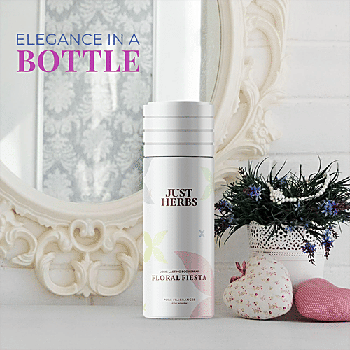 Buy Just Herbs Floral Fiesta Long Lasting Body Spray For Women Online