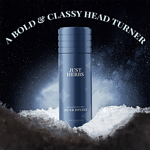 Buy Just Herbs Musk Divine Long Lasting Body Spray For Men Online at