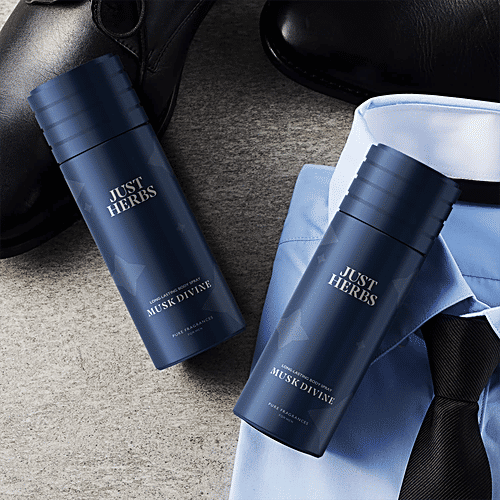 Buy Just Herbs Musk Divine Long Lasting Body Spray For Men Online at