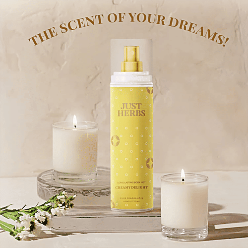 Buy Just Herbs Creamy Delight Long Lasting Body Mist Online at Best
