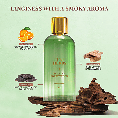 Buy Just Herbs Energising Forest Wood Eau De Parfum Online at Best