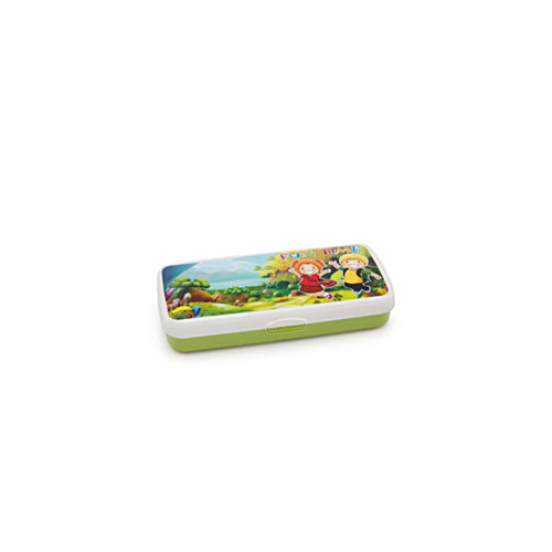 Hazel Perfect Plastic Pencil Box - Durable, Lightweight, Green, 1 pc  